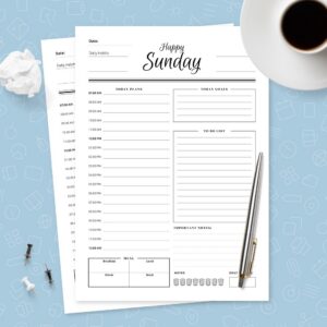 7 Happy Days Planner Template