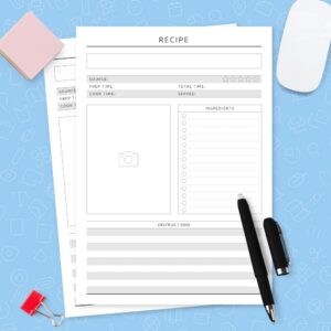Recipe Page Template