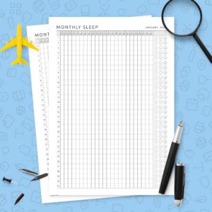 Sleep & Welness Tracker Template